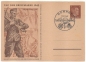 Preview: 4 Propagandakarten Ostland Tag der Briefmarke 1942.